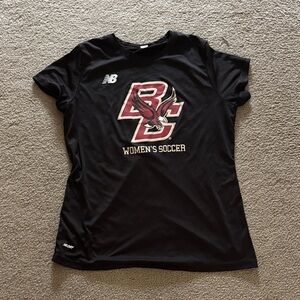 Boston College New Balance Black Women's Soccer athletic tee
